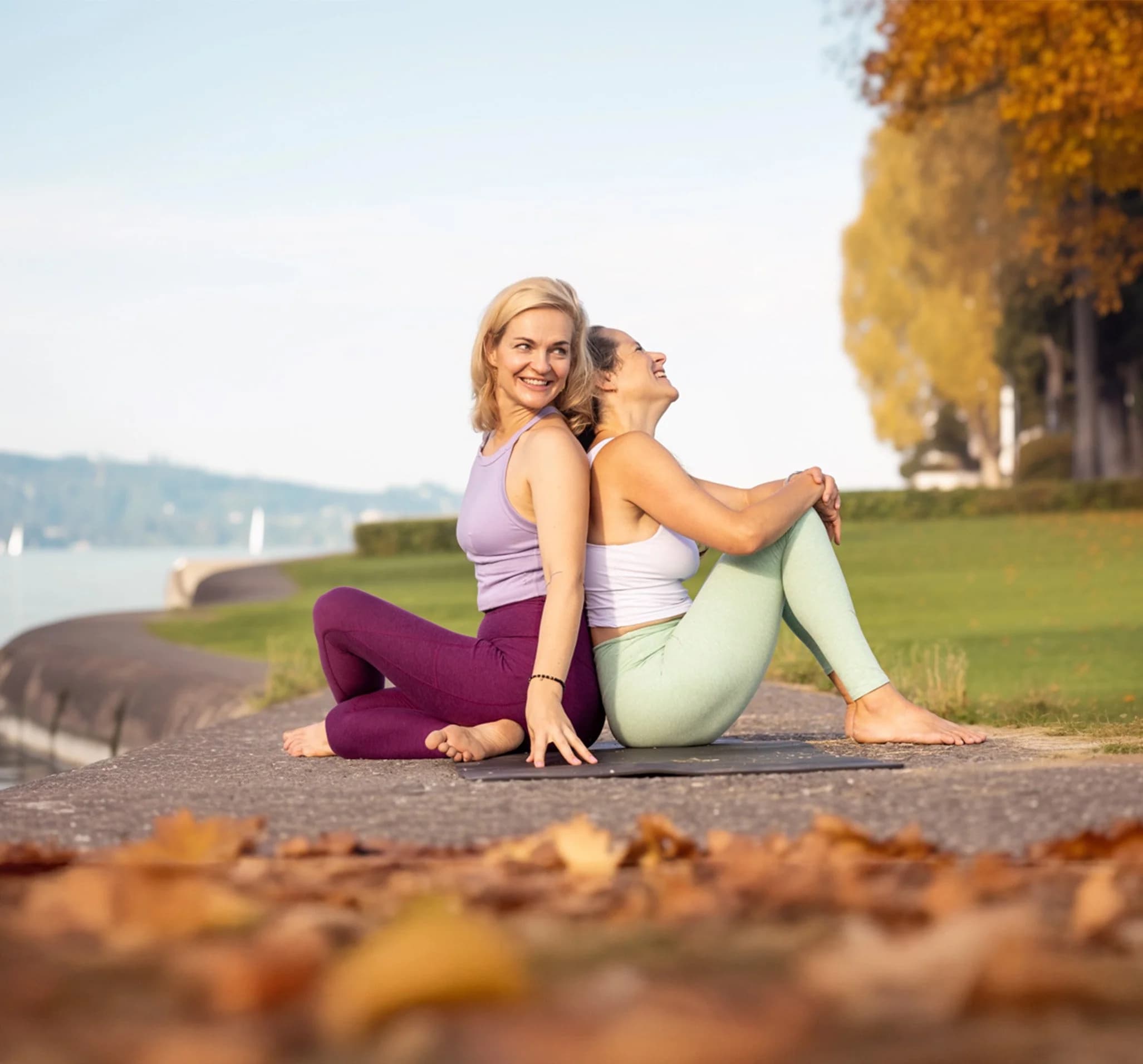 Yoga teacher training group
